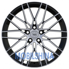 R19 8 5/114.3 60.1 ET50 Ws forged WS594C gloss black machined face (кованый)
