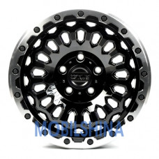 R17 8.5 5/127 71.5 ET-12 Off road wheels OW1710 gloss black mirror ring (литой)