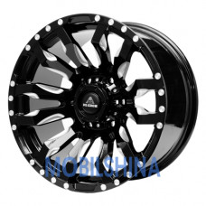 R16 8 6/139.7 110.1 ET0 Rd wheels RD-615 Matt_Black_Milling_Spokes (литой)