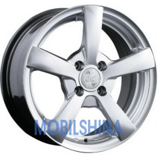 R14 6 5/100 67.1 ET38 Racing wheels H-337 hyper silver (литой)