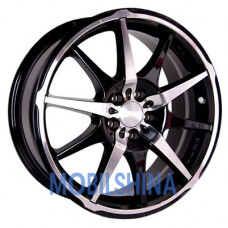 R17 7 5/112 73.1 ET40 Racing wheels H-410 Black full polish (литой)