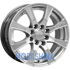 R13 5 4/114.3 67.1 ET38 Racing wheels H-476 hyper silver (литой)