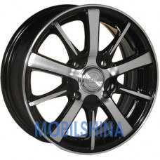 R13 4.5 4/114.3 69.1 ET40 Zorat wheels 3 120 Black polished (Черный с полированной лицевой частью) (литой)