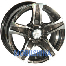 R14 6 4/100 67.1 ET30 Zorat wheels 337 Черный с металиком полированное лицо (литой)