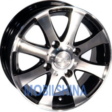 R13 5 4/114.3 69.1 ET40 Zorat wheels 461 Black polished (Черный с полированной лицевой частью) (литой)