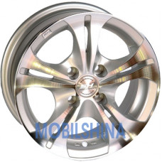 R13 5.5 4/98 58.6 ET25 Zorat wheels 680 Silver Polished (Серебристый полированный) (литой)