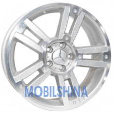 R18 8 5/112 66.6 ET50 Replay Mercedes (MR81) Silver full polish (литой)