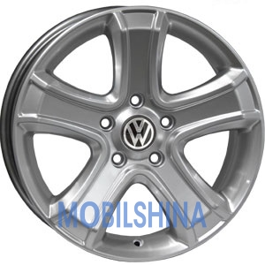 R17 7.5 5/130 71.6 ET55 Replica Volkswagen VW614x hyper silver (литой)