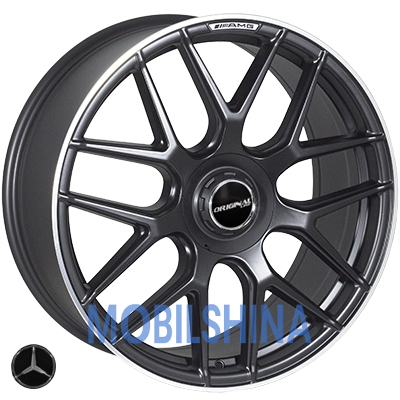 R20 8.5 5/112 66.6 ET35 Zorat wheels BK5318 matt black polished (литой)