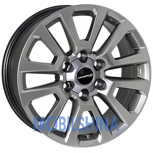 R18 7.5 6/139.7 106.1 ET25 Zorat wheels BK5881 Hyper black (Насыщенный черный, иногда темно-серебристый) (литой)