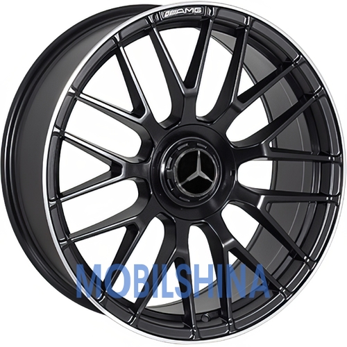 R19 8.5 5/112 66.6 ET38 Zorat wheels ZW-BK912 Черный с дымкой с полированным ободом (литой)