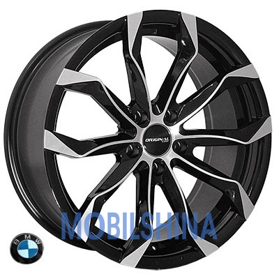 R19 8.5 5/114.3 67.1 ET40 Zorat wheels 5 320 Black polished (Черный с полированной лицевой частью) (литой)