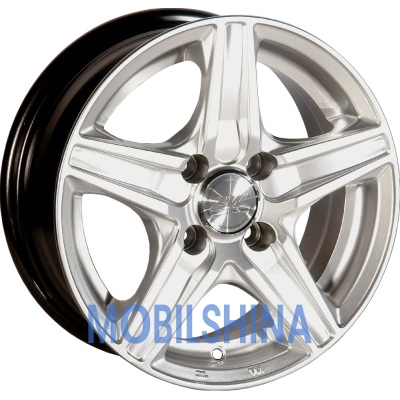 R13 5.5 4/100 67.1 ET35 Zorat wheels 610 hyper silver (литой)