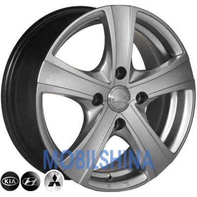 R14 5.5 4/100 60.1 ET43 Zorat wheels 9 504 hyper silver (литой)