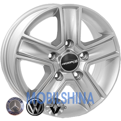 R15 6.5 5/160 65.1 ET60 Zorat wheels BK473 Silver (Серебро) (литой)