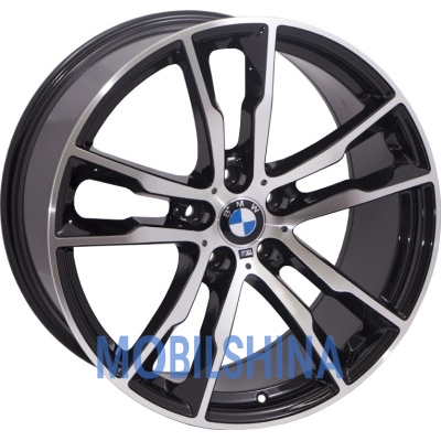 R20 11 5/120 74.1 ET37 Zorat wheels BK5053 Black polished (Черный с полированной лицевой частью) (литой)