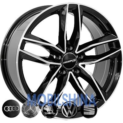 R17 7.5 5/112 66.6 ET38 Zorat wheels BK690 Black (литой)