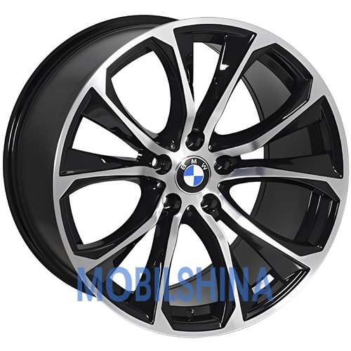 R20 11 5/120 74.1 ET37 Zorat wheels BK923 Black polished (Черный с полированной лицевой частью) (литой)