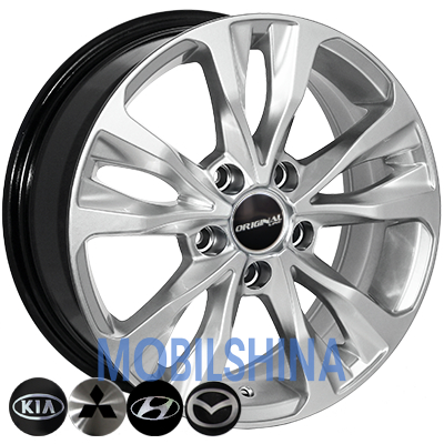 R16 6.5 5/108 65.1 ET37 Zorat wheels BK5212 hyper silver (литой)