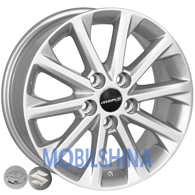 R16 6.5 5/114.3 60.1 ET40 Zorat wheels BK581 Silver (Серебро) (литой)