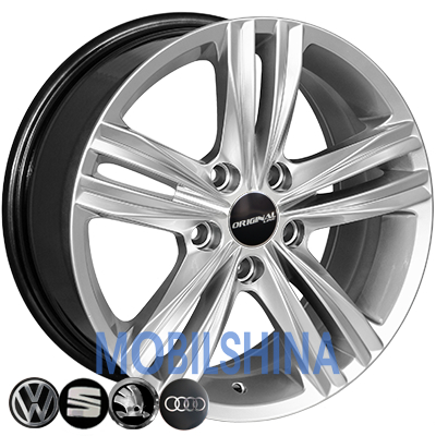 R17 7.5 5/112 57.1 ET45 Zorat wheels BK5293 hyper silver (литой)