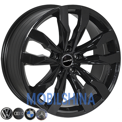 R18 8 5/112 66.6 ET30 Zorat wheels BK5333 Black (литой)