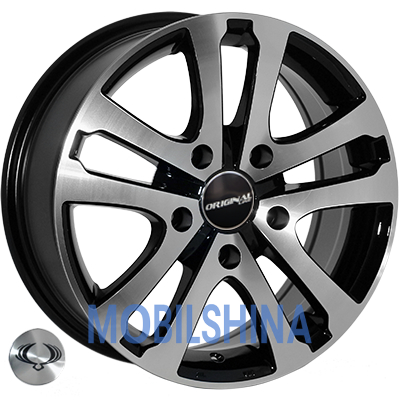 R16 6.5 5/130 84.1 ET43 Zorat wheels 7 700 Black polished (Черный с полированной лицевой частью) (литой)