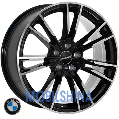 R19 8.5 5/120 72.6 ET30 Zorat wheels 5 396 Black polished (Черный с полированной лицевой частью) (литой)