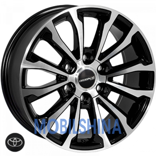 R18 7.5 6/139.7 106.1 ET25 Zorat wheels 5 312 Black polished (Черный с полированной лицевой частью) (литой)
